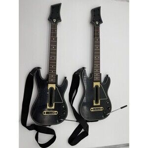 2x Guitar Hero Live XBox One Wireless Guitars No Dongles - Working Hardly Used
